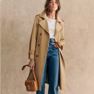 Sezane Scott Trench Coat NWT